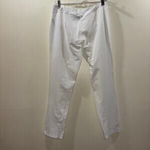 Eileen Fisher Pull On Pants- White Stretch Pants- Size Small